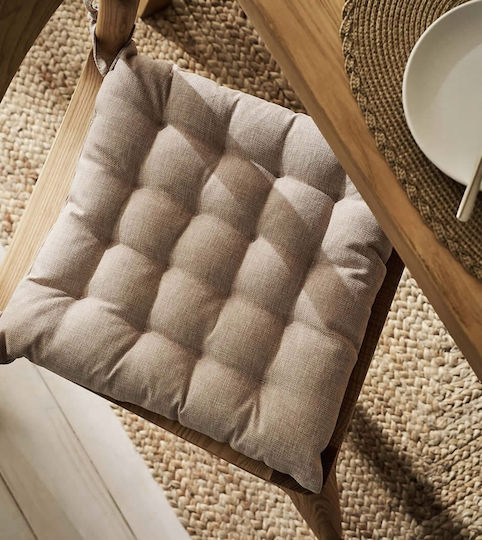 Gofis Home Καρέκλας Κήπου Beige 40x40εκ.