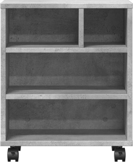 Bücherregal Grau 41x32x48cm