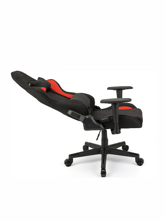 SENSE7 Spellcaster Fabric Fabric Gaming Chair with Adjustable Arms Black / Red