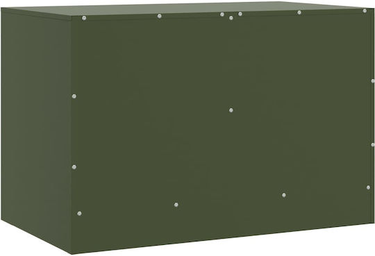 Living Room TV Unit Πράσινο Λαδί