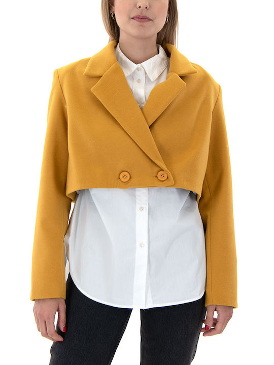 Moutaki Short Women's Blazer Yellow