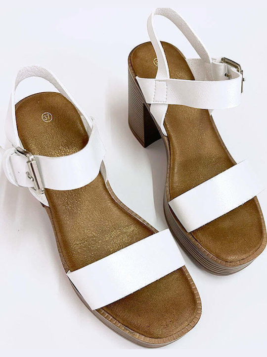 Sandalen Weiß