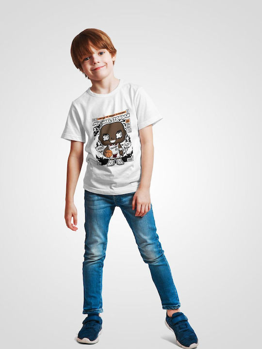 Pop Culture Kids T-shirt White Michael Jordan