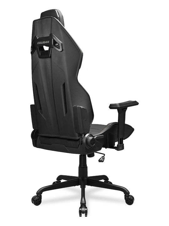 Cougar Hotrod Black Καρέκλα Gaming Δερματίνης με Ρυθμιζόμενα Μπράτσα Μαύρη