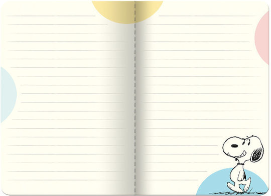 Premium Paper Snoopy Pastel Solo Notebook 8.5x12.5cm