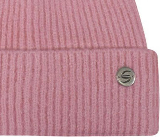 Beanie Feminin Căciulă Tricotat în culoarea Roz