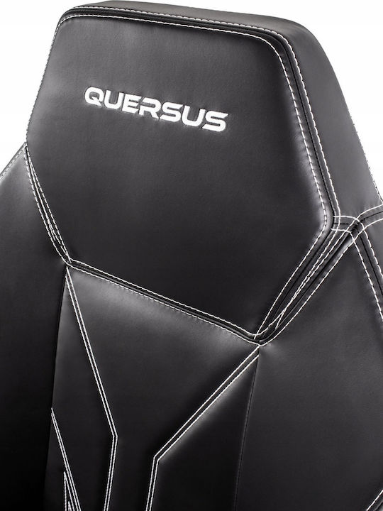 Quersus VAOS.2.3 Геймърски стол с регулируеми подлакътници White Accent