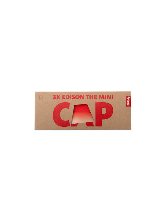 Fatboy Mini Cappies Rotund Abajur Red Mist cu Diametru 11.2cm 3buc