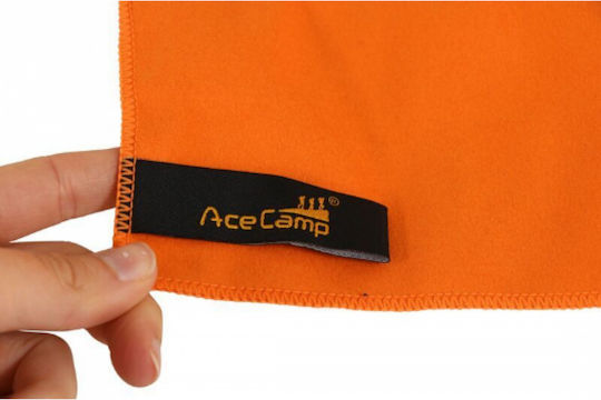 Acecamp Mikrofasertuch Gesicht mit Etui Orange 60x120cm