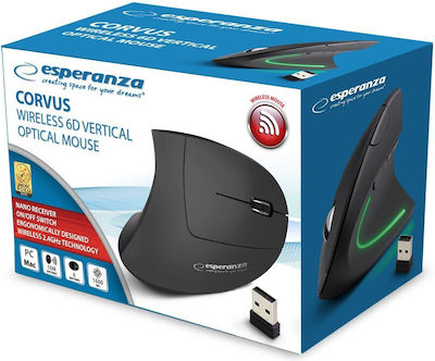 Esperanza Hope EM133 Wireless Vertical Mouse Black