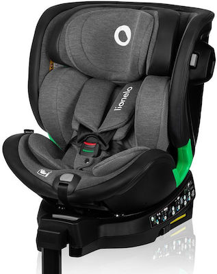 Lionelo Harmony Καθισματάκι Αυτοκινήτου i-Size 0-36 kg με Isofix Gray Graphite Leather