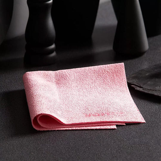 York Cleaning Cloths with Microfibers General Use Pink 30x35cm