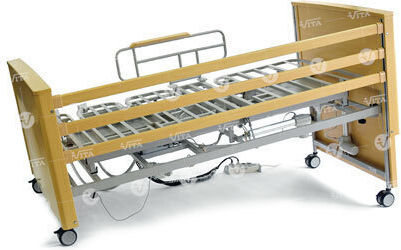 Kifidis Orthopedics Electric Polyhedron Hospital Bed with Posted on / Brakes / Sidebar / Mattress 10-2-187