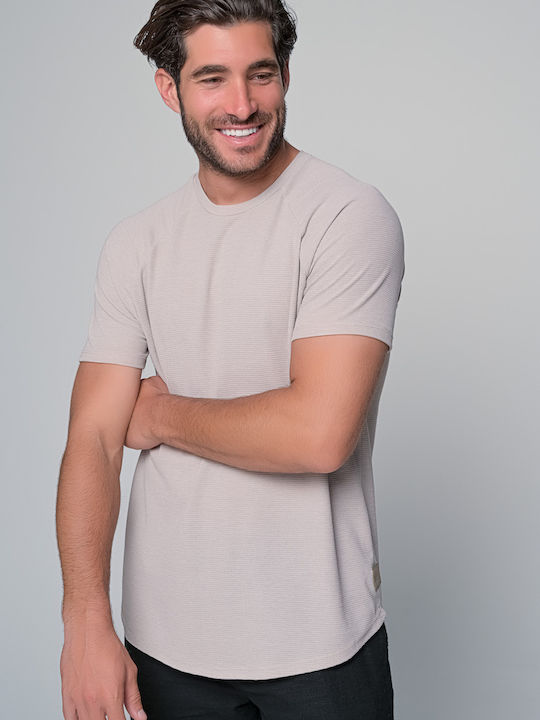 Waffle T-shirt Beige