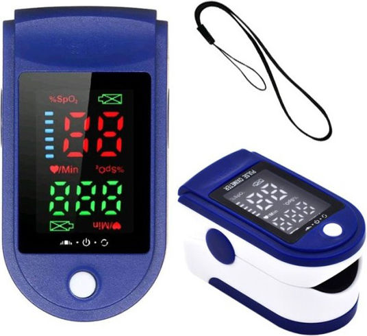 Παλμικό Fingertip Professional Oximeter Blue