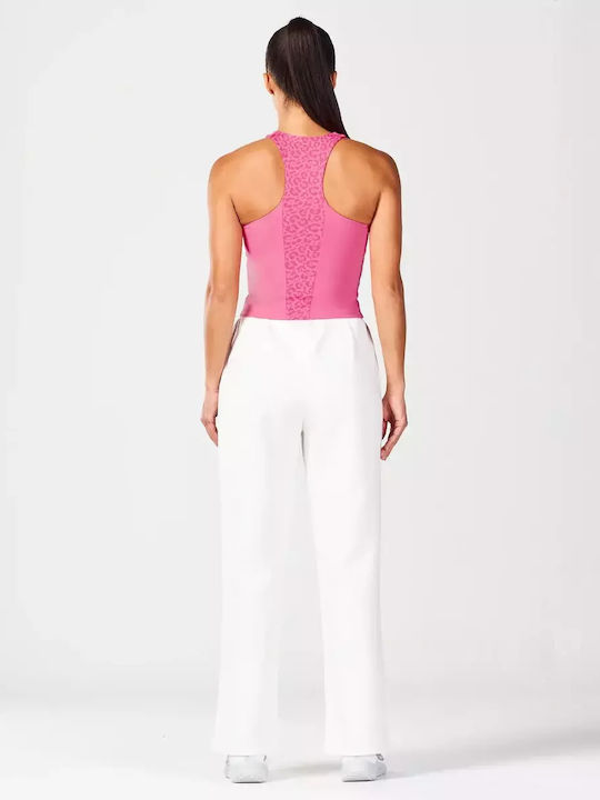 Bluză Sport Fără Mânecă Roz Hot Pink