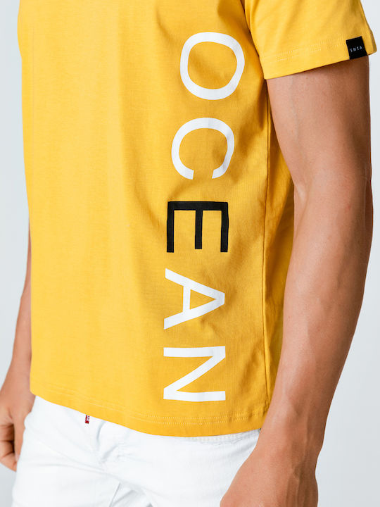 Santana Herren T-Shirt Kurzarm Yellow