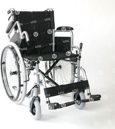 Kifidis Orthopedics Scaun Cu Rotile Pliabil 62cm 09-2-094 Negru