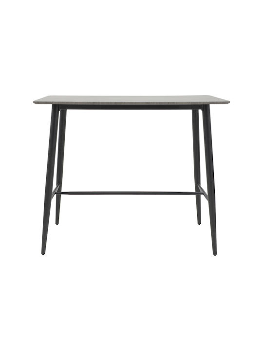 Senso Table Bar Wooden Grey 120x60x103cm