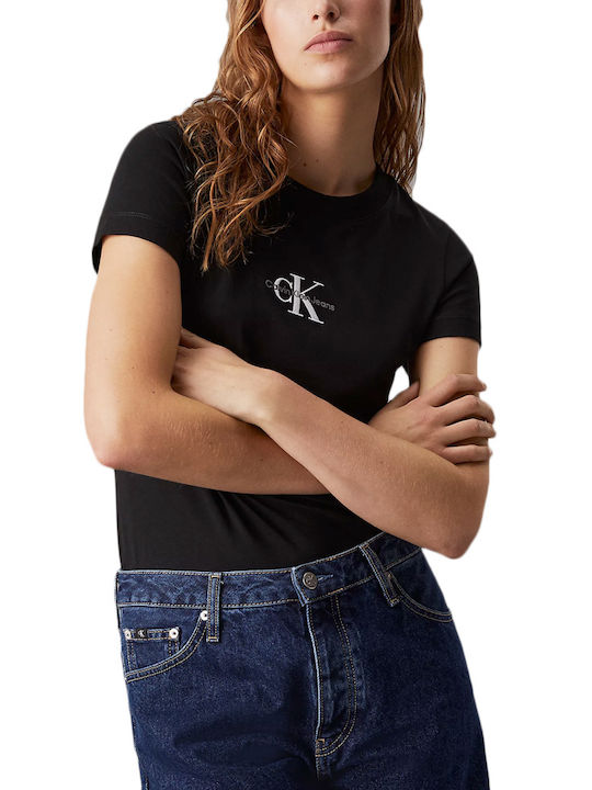 Calvin Klein Monologo Γυναικείο T-shirt Γκρι