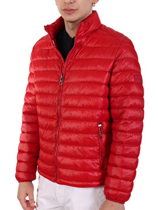 Daniel Hechter Men's Puffer Jacket Red