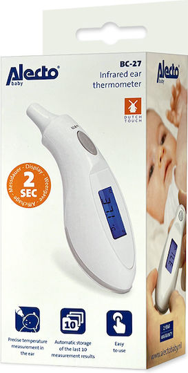 Alecto Baby Infrarot Ohr-Thermometer BC-27