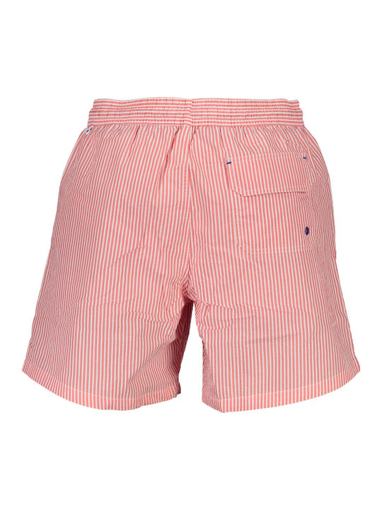 North Sails Herren Badehose Slip Rosa Gestreift