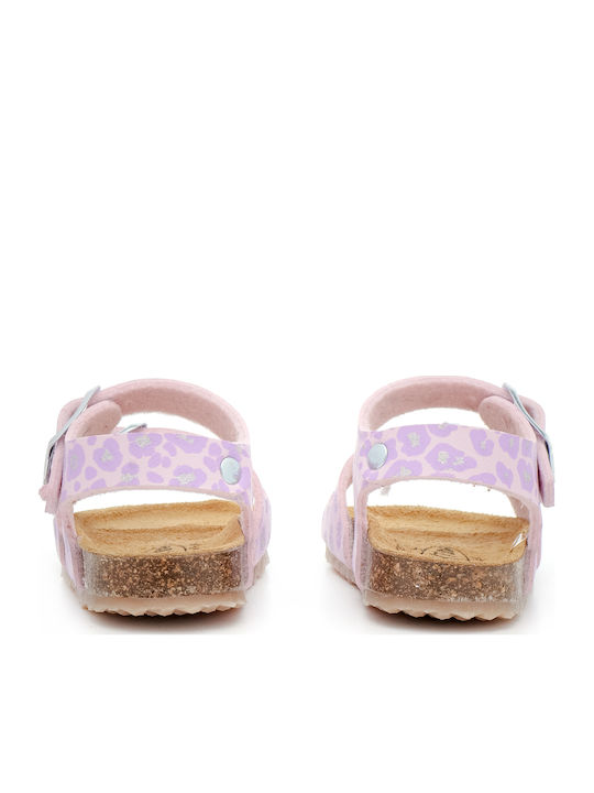 Παιδικά Πέδιλα Ανατομικά Leopard Lilac