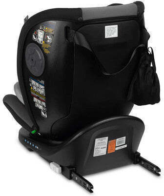 Caretero Mokki Baby Car Seat High-back Booster i-Size with Isofix Grey 0-36 kg