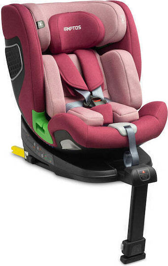 Caretero Kamptos Детско Столче за Кола i-Размер с Isofix Dirty Pink 0-36 кг