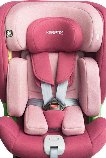 Caretero Kamptos Детско Столче за Кола i-Размер с Isofix Dirty Pink 0-36 кг