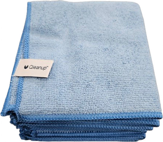 York Cleaning Cloths with Microfibers General Use Blue 30x30cm 10pcs