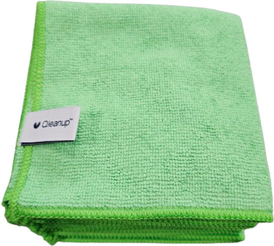 York Cleaning Cloths with Microfibers General Use Green 30x30cm 10pcs