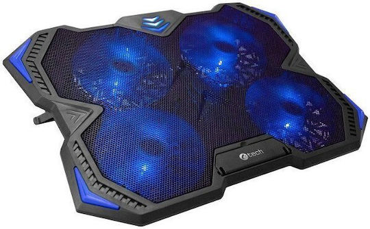 C-TECH Zefyros Kühlung Pad Für Laptop Bis 17.3" Mit 4 Lüfter