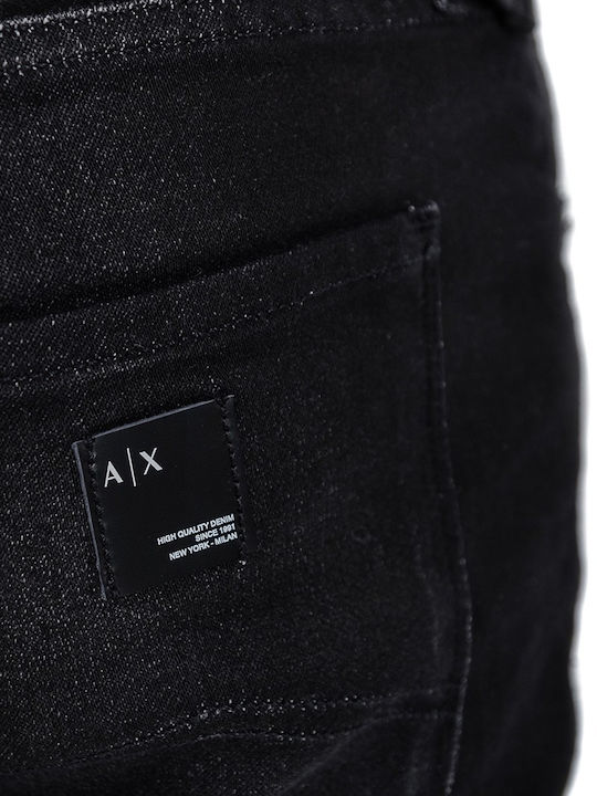 Pantaloni Jeans pentru Bărbați cu Croială Slim Black