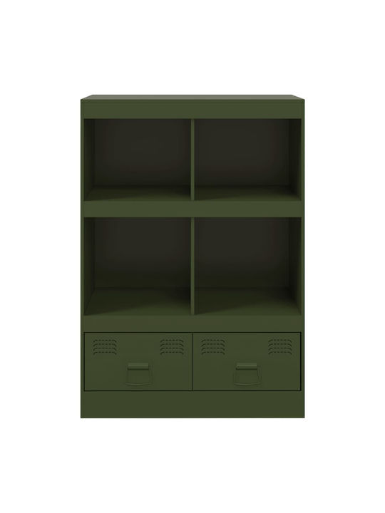 Green Olive Bookcase 67x39x95cm