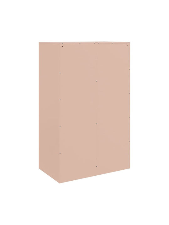 Βιβλιοθήκη Ροζ 67x39x107εκ.