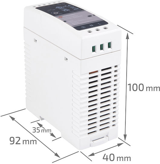 DIN-Schienen-Netzteil mit Ausgang 24V und Leistung 60W 2.5A