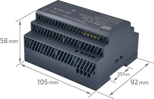 DIN Rail Power Supply 11.3A/12V/150W