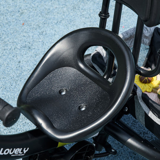 HomCom HomCom Kinderdreirad Wandelbar mit Elterngriff 6 in 1 für 1-5 Jahre Grau
