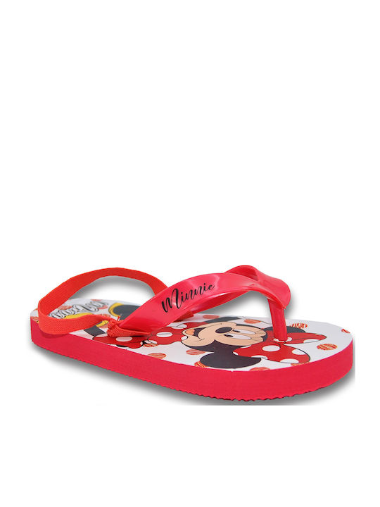 Disney Kinder Flip Flops Rot