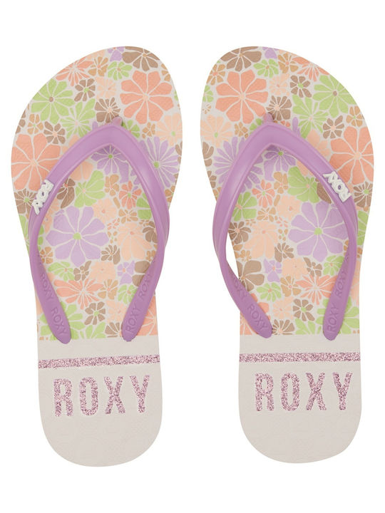 Roxy Kinder Flip Flops Lila Rg Viva Stamp Ii