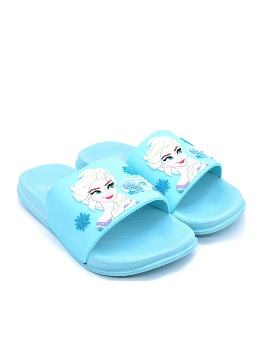 Kinder Flip Flops Gefroren Hellblau Frozen