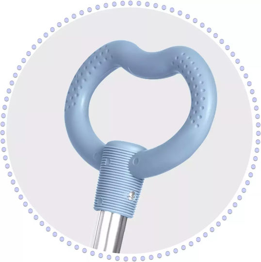 Ricokids Παιδικό Πατίνι Todi Τρίτροχο με Κάθισμα Μπλε