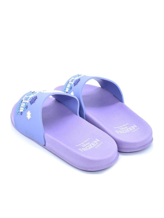 Șlapi pentru copii Frozen Violet Frozen
