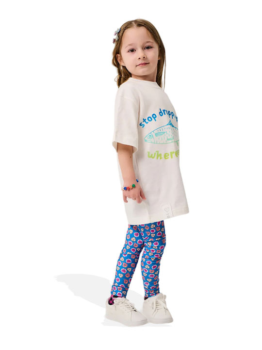 PCP Kinder Leggings Lang Blau Genesis