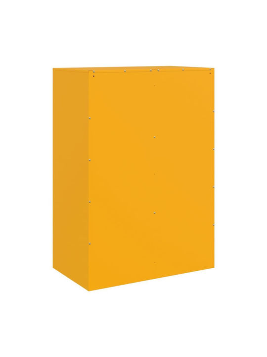 Bookcase Mustard 67x39x95cm