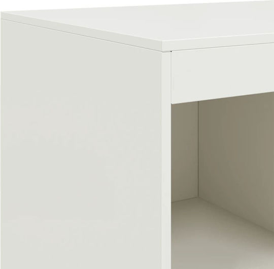 Bibliothek Weiß 67x39x95cm