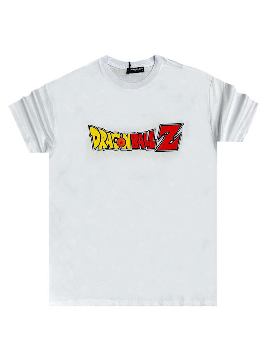 Gang Clothing Dragon Ball Z T-shirt Dragon Ball Λευκό Βαμβακερό