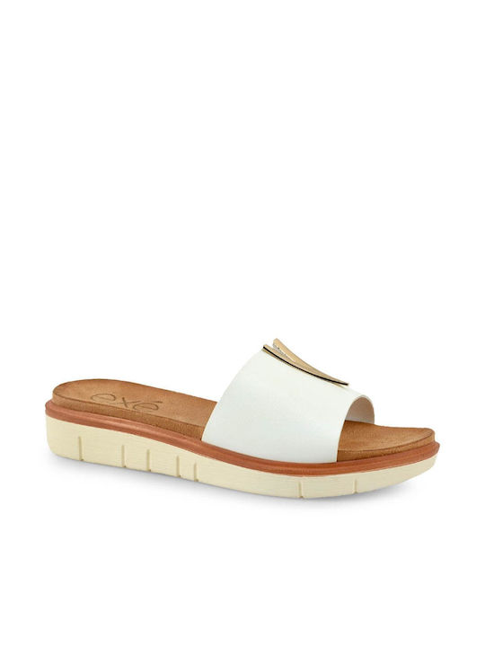 Exe Women's Flat Sandals in White Color